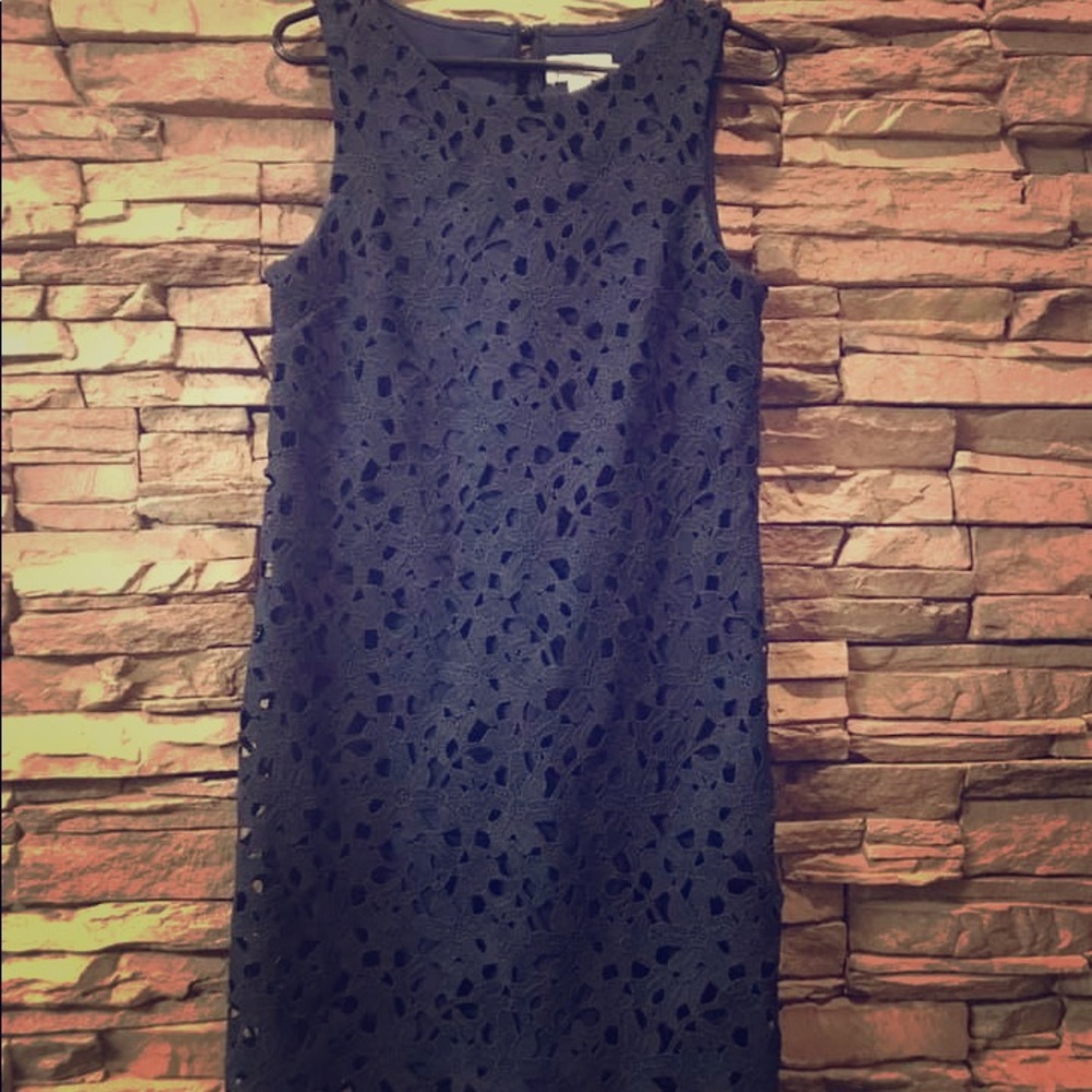 Navy Blue Knee length dress